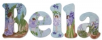 Bella's Flower Fairies Painted Wall Letters