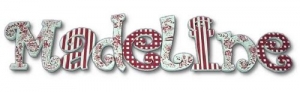 French Toile Hand Painted Wall Letters