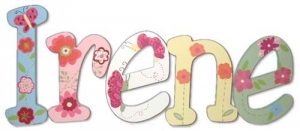 Tivoli Garden Hand Painted Wall Letters