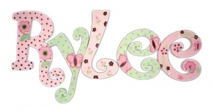 Lovebugs Hand Painted Wall Letters