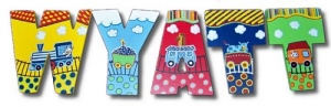 Boxcar Buddies Hand Painted Wall Letters