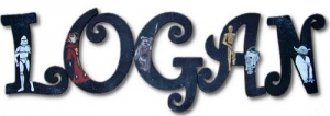 The Force Hand Painted Wall Letters