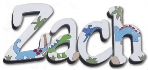 Dinosaur Days Hand Painted Wall Letters