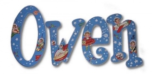Future of Owen Hand Painted Wall Letters