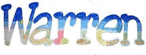 Undersea Batik Hand Painted Wall Letters