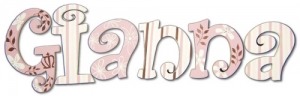 Cocalo Daniella Hand Painted Wall Letters