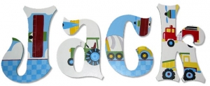 Little Movers Painted Wall Letters