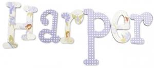Harper's Fairies Painted Wall Letters