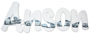 Anson's Corvettes Painted Wall Letters