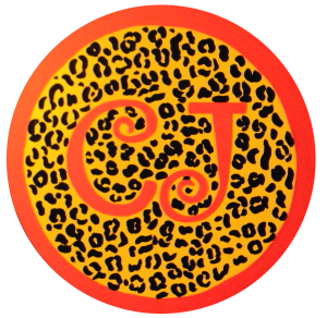 Hair Bow Holder - Cheetah Print xyz