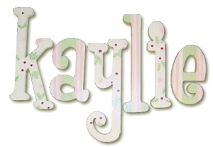 Olivia Hand Painted Wall Letters