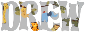 Sweet Safari on Blue