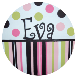 Hair Bow Holder - Dot and Stripe