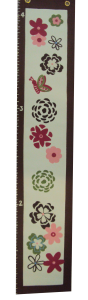 Painted Canvas Growth Chart - Taffy