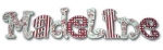 French Toile Hand Painted Wall Letters