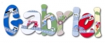 Little Roadways Hand Painted Wall Letters