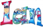 Little Movers Hand Painted Wall Letters