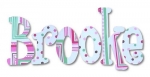 Katie Bedding Hand Painted Wall Letters