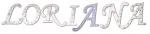 Pretty Purple Hand Painted Wall Letters