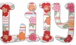 Ocean Avenue Hand Painted Wall Letters