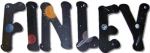 Outer Space Hand Painted Wall Letters