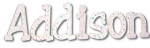 Pinky Patterns Hand Painted Wall Letters