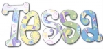 Tessas Garden Hand Painted Wall Letters