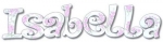 Rose Blossoms Hand Painted Wall Letters