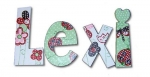 Tiddliwinks Ladybug Hand Painted Wall Letters