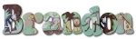 Jungle Pals Hand Painted Wall Letters