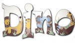 Safari Hand Painted Wall Letters