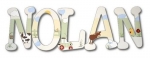 On The Farm Hand Painted Wall Letters