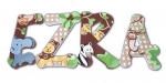 Ezra's Animals Hand Painted Wall Letters