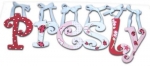 Pretty Presly Hand Painted Wall Letters