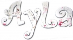 Ayla's Tales Hand Painted Wall Letters