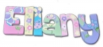 Spring Eliany Hand Painted Wall Letters