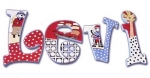 Pirate Hand Painted Wall Letters