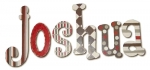 Red Chocolate Hand Painted Wall Letters