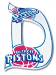 Pistons Hand Painted Wall Letters