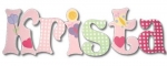 Simply Sweet Hand Painted Wall Letters
