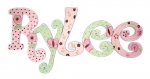 Lovebugs Hand Painted Wall Letters