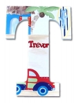 Trevor's Truck Hand Painted Wall Letters
