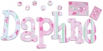 Daphne Delight Hand Painted Wall Letters