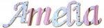 Preppy Girl Hand Painted Wall Letters