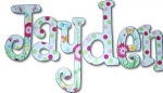 Joyful Jayden Hand Painted Wall Letters