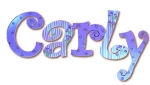 Purple Blossoms Hand Painted Wall Letters
