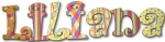 Liliana Designs Hand Painted Wall Letters