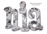 Central Park Toile Hand Painted Wall Letters
