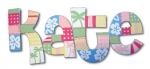 Tropical Kate Hand Painted Wall Letters