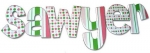 Pink and Green Confetti Hand Painted Wall Letters